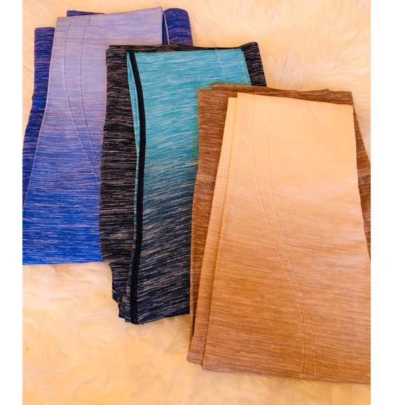 Aqua Ombré Leggings - Picture 6 of 7